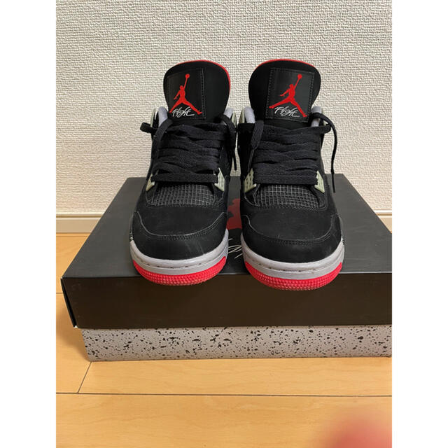 NIKE(ナイキ)のNike Air Jordan 4 Retro Bred 26.5 メンズの靴/シューズ(スニーカー)の商品写真