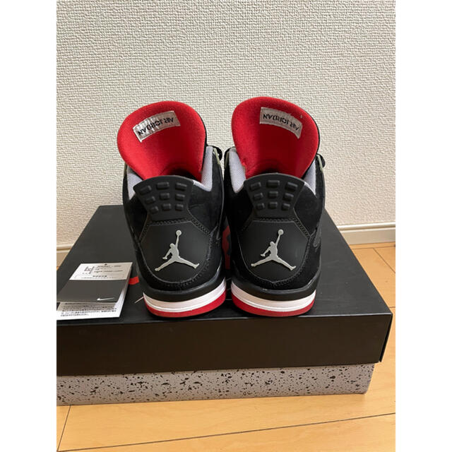 NIKE(ナイキ)のNike Air Jordan 4 Retro Bred 26.5 メンズの靴/シューズ(スニーカー)の商品写真