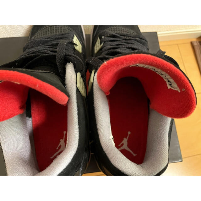 NIKE(ナイキ)のNike Air Jordan 4 Retro Bred 26.5 メンズの靴/シューズ(スニーカー)の商品写真