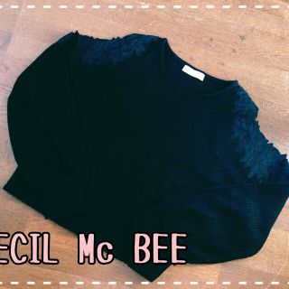 セシルマクビー(CECIL McBEE)の♡新品 CECIL Mc BEE 肩あき ニット ♡(ニット/セーター)