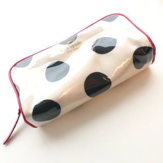 ケイトスペードニューヨーク(kate spade new york)のkate spade ケイトスペード 水玉 ドット化粧ポーチ　ペンケース(ポーチ)