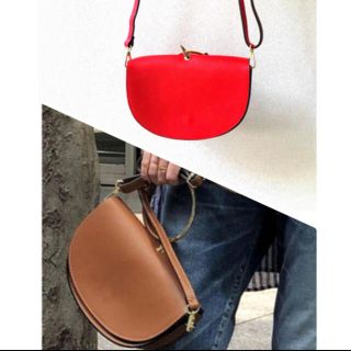 グレースコンチネンタル(GRACE CONTINENTAL)のMAISON VINCENT RING BAG 赤 グレースコンチネンタル (ショルダーバッグ)