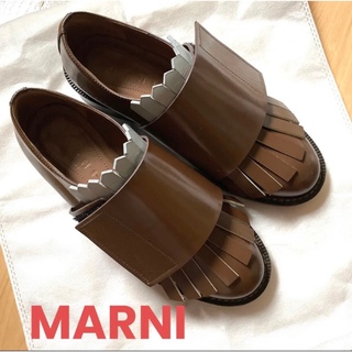 マルニ(Marni)の定価50％off！MARNI マルニ  タッセル レザー ローファー(ローファー/革靴)