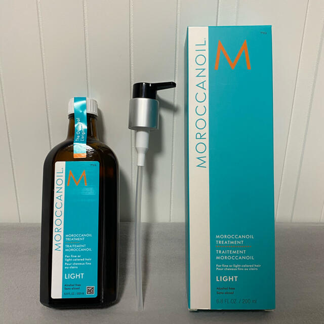 Moroccan oil(モロッカンオイル)の新品】モロッカンオイルトリートメント200ml ライト コスメ/美容のヘアケア/スタイリング(トリートメント)の商品写真