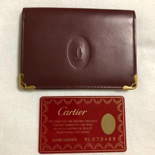 カルティエ(Cartier)のカルティエ　名刺入れ　定期入れとしても(名刺入れ/定期入れ)