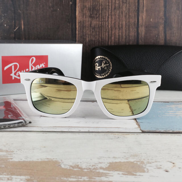 Ray-Ban - 大人気のホワイトレイバンの通販 by ミルクshop｜レイバン