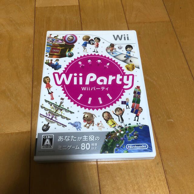 Wii(ウィー)のWii Party Wii エンタメ/ホビーのゲームソフト/ゲーム機本体(家庭用ゲームソフト)の商品写真