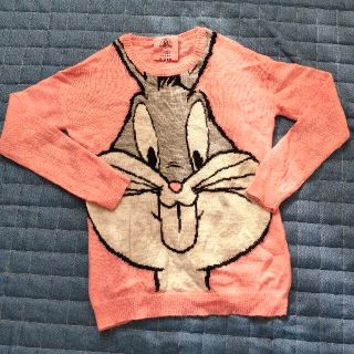 ベルシュカ(Bershka)のLooney Tunes　ニット　ピンク(ニット/セーター)