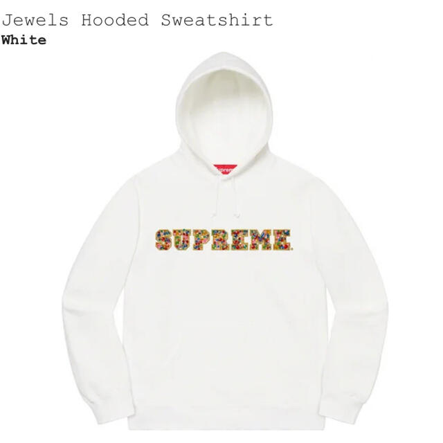 Supreme(シュプリーム)のmic様専用supreme Jewels Hooded Sweatshirt M メンズのトップス(パーカー)の商品写真