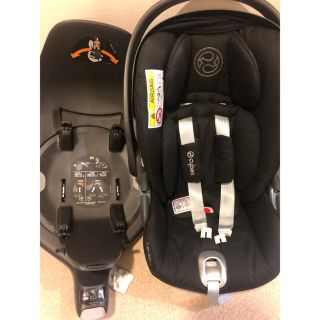 サイベックス(cybex)の美品　cybex サイベックス　cloud-Z i-size クラウドZ 黒(自動車用チャイルドシート本体)