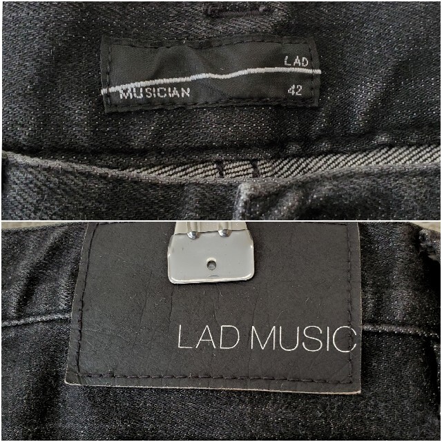 LAD MUSICIAN(ラッドミュージシャン)のLAD MUSICIAN 立体裁断 スキニーデニム スキニーパンツ 42 メンズのパンツ(デニム/ジーンズ)の商品写真