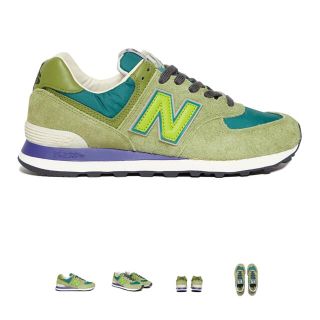 ニューバランス(New Balance)のNew Balance x Stray Rats Green(スニーカー)