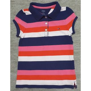 トミーヒルフィガー(TOMMY HILFIGER)のTOMMY HILFIGER トミーヒルフィガー ボーダー ポロシャツ 4T(Tシャツ/カットソー)