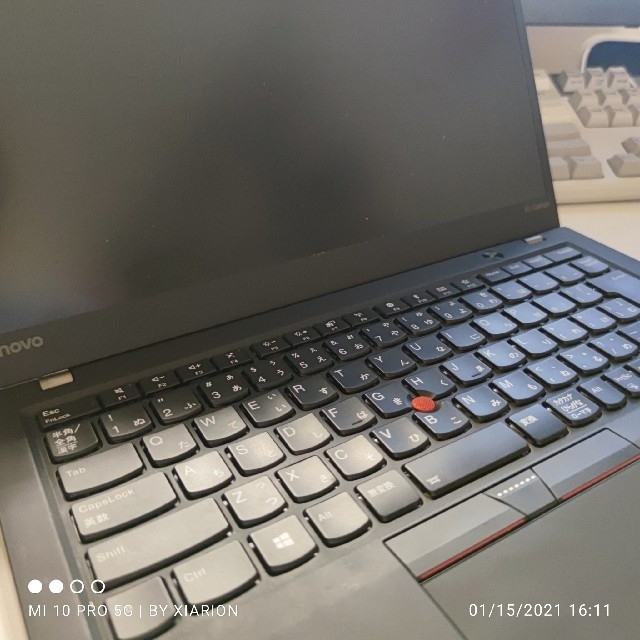 Lenovo(レノボ)の【更新後不安定】ThinkPad X1 Carbon 2017 Gen5 スマホ/家電/カメラのPC/タブレット(ノートPC)の商品写真