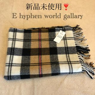 イーハイフンワールドギャラリー(E hyphen world gallery)の新品未使用❣️ E hyphen world gallery 大判ストール(ストール/パシュミナ)