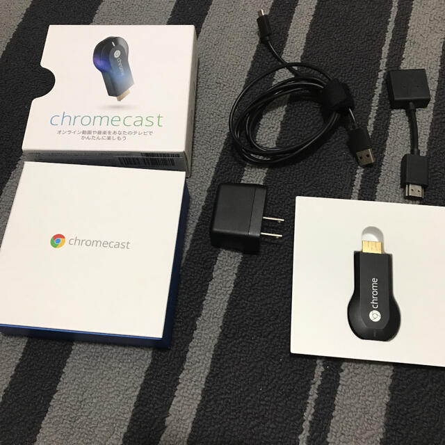 Google(グーグル)のGoogle GOOGLE CHROMECAST スマホ/家電/カメラのテレビ/映像機器(映像用ケーブル)の商品写真