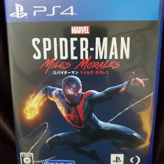 プレイステーション4(PlayStation4)のps4 スパイダーマン マイルズ・モラレス 早期特典付き 美品(家庭用ゲームソフト)