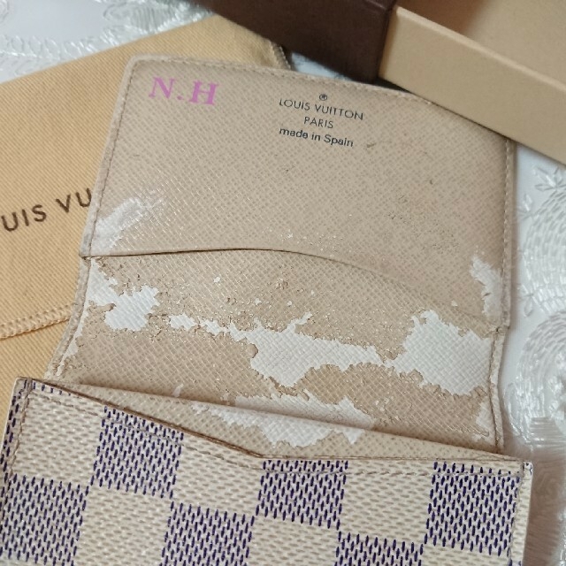 ルイヴィトン LOUIS VUITTON ダミエ アズール カードケース 名刺