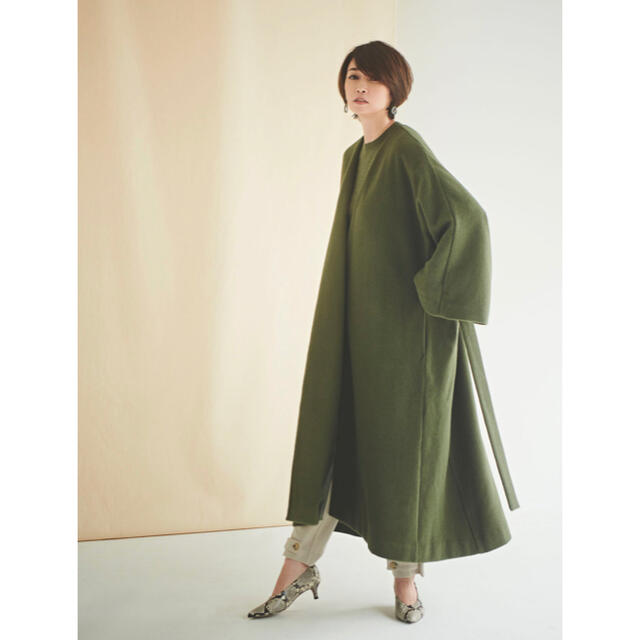 【OUTER SUNSET】volume sleeve gown coat