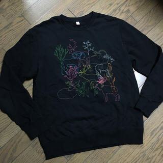 グラニフ(Design Tshirts Store graniph)の美品 graniph ビックサイズ　刺繍　スウェット　グラニフ(スウェット)