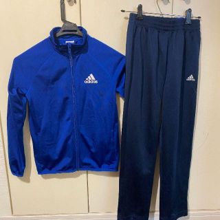 アディダス(adidas)のアディダスジャージ　上ブルー／下ブラック(その他)