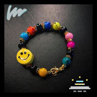 キャピタル(KAPITAL)の200❤︎カラフルSMILE☺︎ブレスレット 韓国アクセサリー(ブレスレット/バングル)