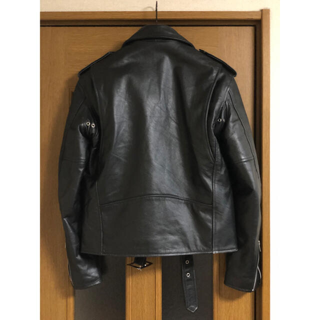 Harley Davidson(ハーレーダビッドソン)のHORN WORKS ホーンワークス ダブルライダースジャケット 牛革 メンズのジャケット/アウター(ライダースジャケット)の商品写真
