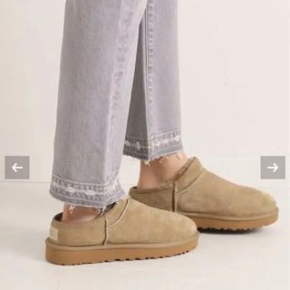 UGG - UGG アグ クラシックスリッパ フレームワーク 24センチ ベージュ