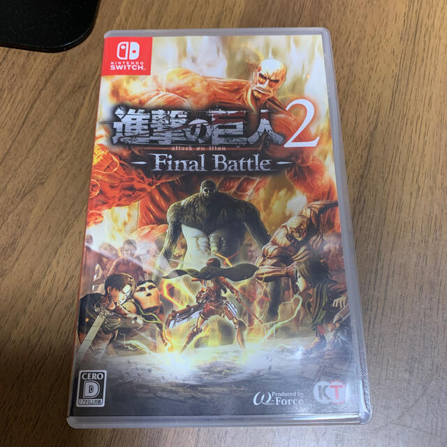 Nintendo Switch(ニンテンドースイッチ)の進撃の巨人2 -Final Battle- Switch エンタメ/ホビーのゲームソフト/ゲーム機本体(家庭用ゲームソフト)の商品写真