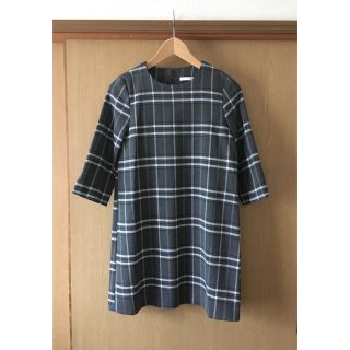 ザラ(ZARA)のZARA チェックワンピース(ひざ丈ワンピース)