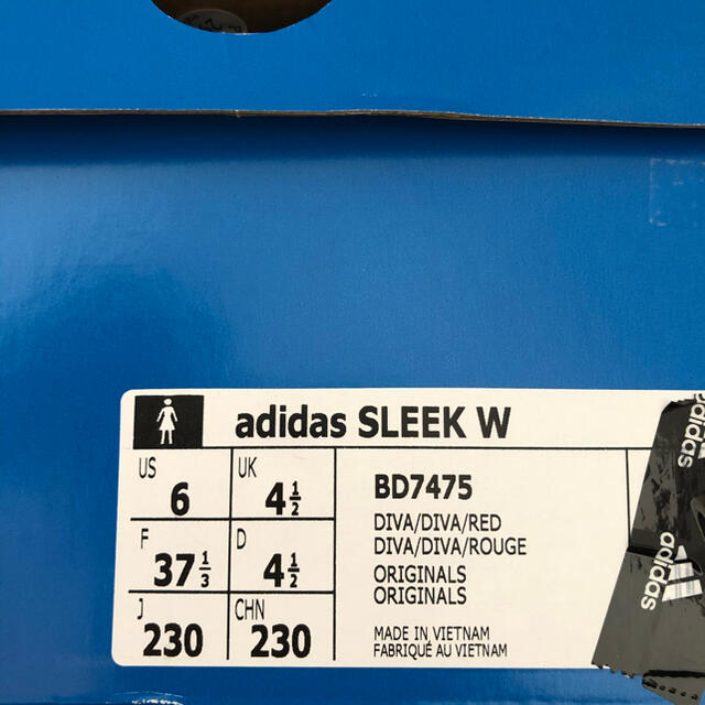 adidas(アディダス)のアディダス スリーク ディーバ レッド W ピンク　スニーカー レディースの靴/シューズ(スニーカー)の商品写真