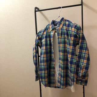 ラルフローレン(Ralph Lauren)のラルフローレン　チェックシャツ　　長袖　キッズ　レディース(シャツ/カットソー)