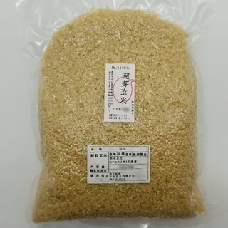 熊本県産　新米100%　発芽玄米　3kg ヒノヒカリ　れんげ米(米/穀物)