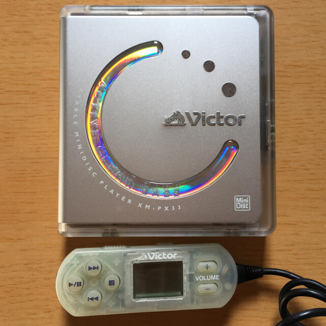 Victor(ビクター)の【ジャンク品】ビクター　ポータブルMDプレイヤー スマホ/家電/カメラのオーディオ機器(ポータブルプレーヤー)の商品写真