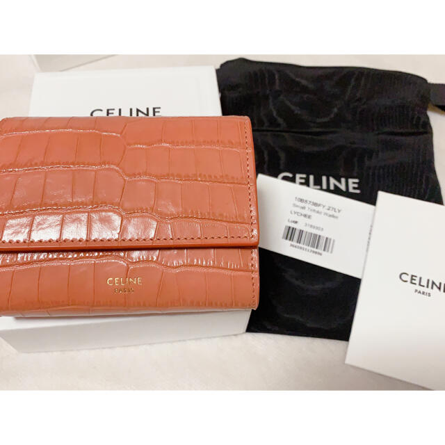 【新品未使用】CELINEスモールトリフォールドウォレット