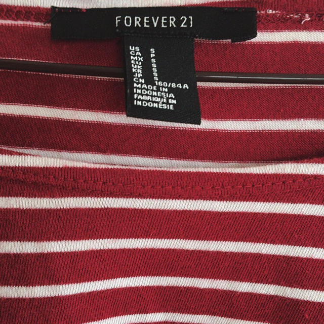 FOREVER 21(フォーエバートゥエンティーワン)のボーダーTシャツ レディースのトップス(Tシャツ(半袖/袖なし))の商品写真