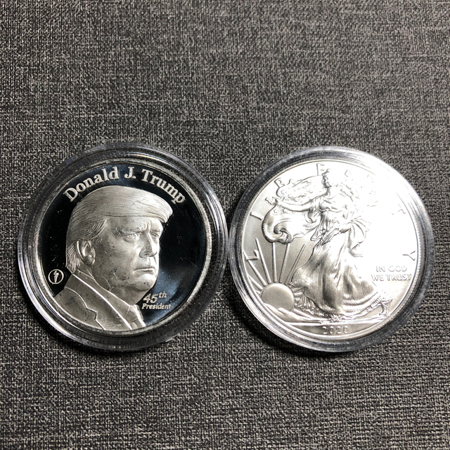 トランプ大統領トランプ大統領銀貨No.3