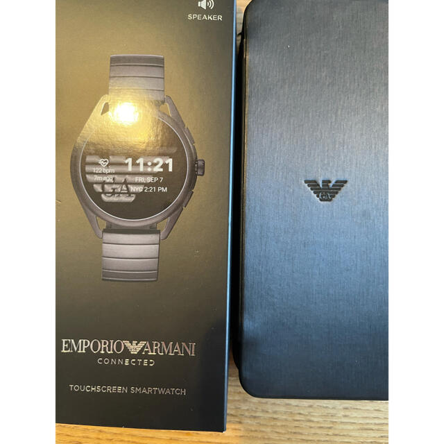 Emporio Armani(エンポリオアルマーニ)のエンポリオアルマーニ　スマートウォッチ メンズの時計(腕時計(デジタル))の商品写真