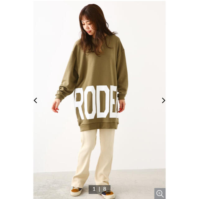 RODEO CROWNS(ロデオクラウンズ)のロデオクラウン　トレーナーワンピ レディースのトップス(トレーナー/スウェット)の商品写真