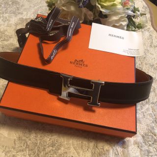 エルメス(Hermes)の♪エルメス　Hベルト♪人気の黒xゴールド(ベルト)