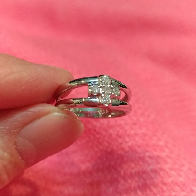 WGダイヤモンドリング♡ レディースのアクセサリー(リング(指輪))の商品写真