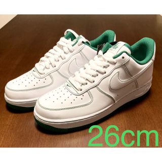 希少　NIKE 　ナイキ　エアフォース1 グリーン　ステッチ　パイングリーン