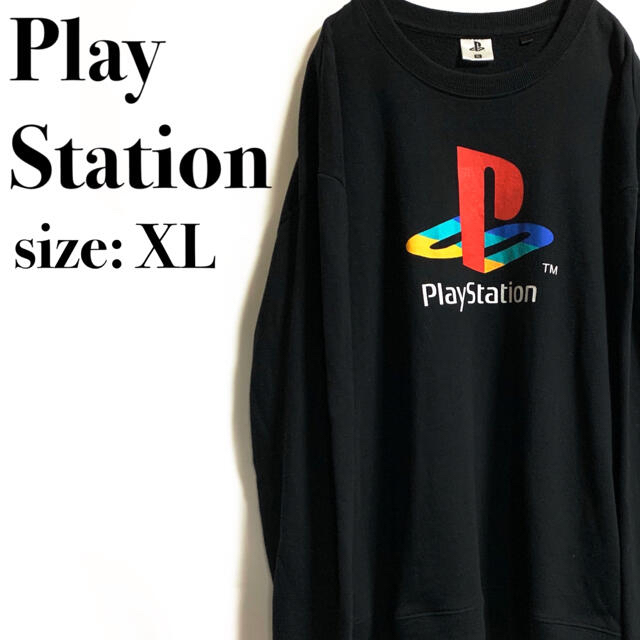 PlayStation(プレイステーション)のネクタイ PlayStation プレステ トレーナー スウェット ビッグロゴ メンズのトップス(スウェット)の商品写真