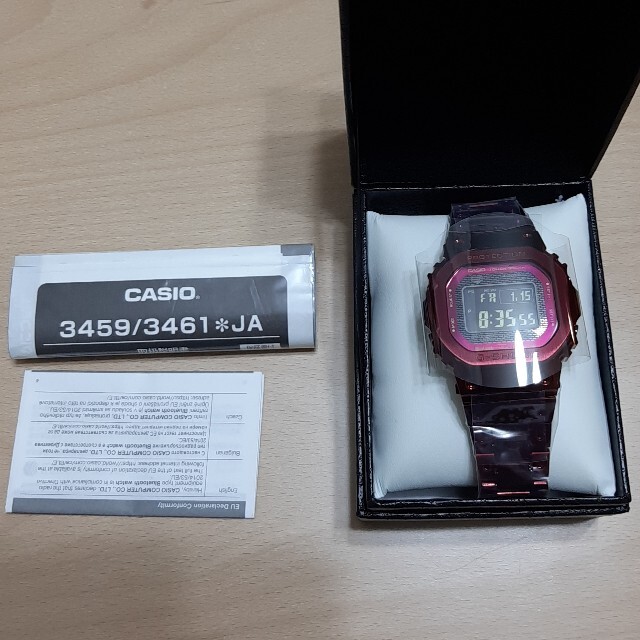 素敵な CASIO 赤メタル 【7%off券使用可!】GMW-B5000RD-4JF - 腕時計