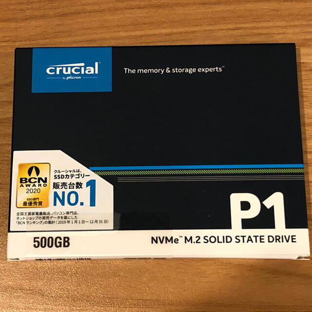 crucial CT500P1SSD8JP SSD P1シリーズ 500GB