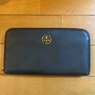 トリーバーチ(Tory Burch)のTory Burch トリーバーチ ラウンドファスナー 長財布 ブラック 箱付き(財布)