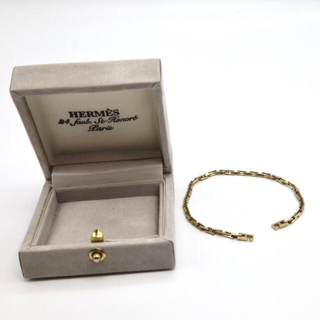 HERMES - 【希少】 Hermes エルメス ブレスレット ゴールド HERMES - 【希少】 Hermes エルメス ブレスレット ゴールド