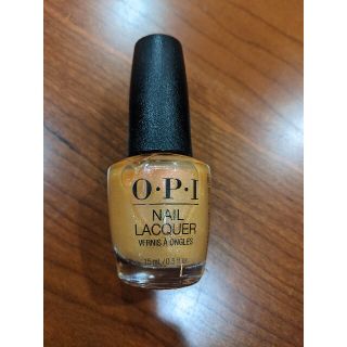 オーピーアイ(OPI)の【新品未使用】OPI ネイルラッカー　イエロー　黄色(マニキュア)