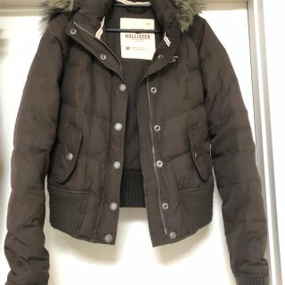 ホリスター(Hollister)のHollister ホリスター ダウン ジャケット ブラウンM(ダウンジャケット)