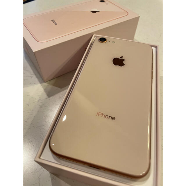 【美品】iPhone8 Gold 64GB  SIMロック解除済み